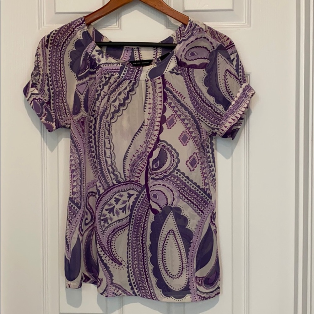 Purple blouse